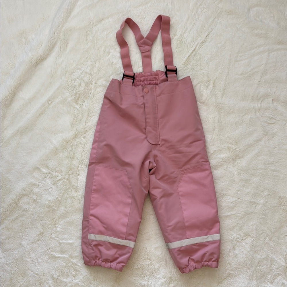 H&M Kids Pink Snow Bib - 4T